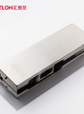 汇泰龙 地弹簧配件玻璃门下夹 地弹簧连接件玻璃门夹HC-3110G沙光