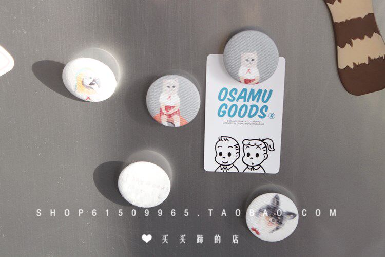 泰国清迈playworks手工布艺文艺夜叉冰箱贴磁铁吸铁石旅行世界