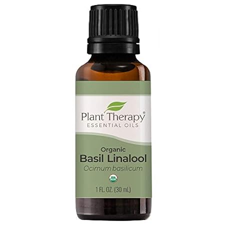 Plant Therapy USDA Certified Organic Basil Linalool Essen