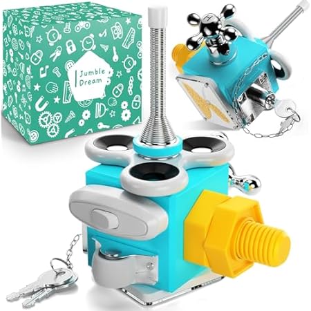 Jumble Dream Busy Cube Sensory Toys for Toddlers is a Han