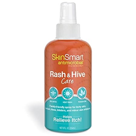 SkinSmart Antimicrobial Rash and Hive Care， 8 oz Spray Bo