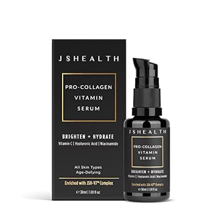 JSHealth Vitamin C Serum for Face - Brightening Hyaluroni