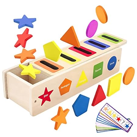 NUGZIX Montessori Toys for 1 2 3 Year Old Toddler Learnin
