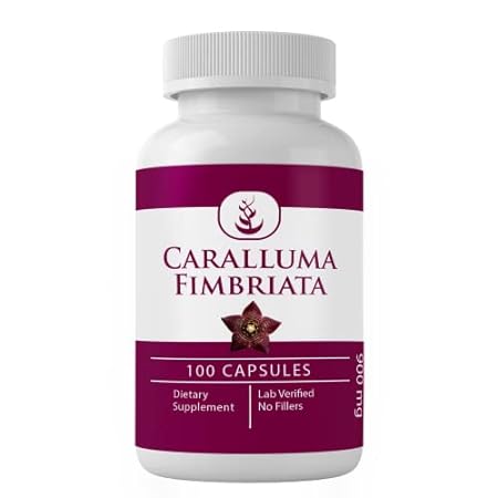PURE ORIGINAL INGREDIENTS Caralluma Fimbriata, (100 Capsu