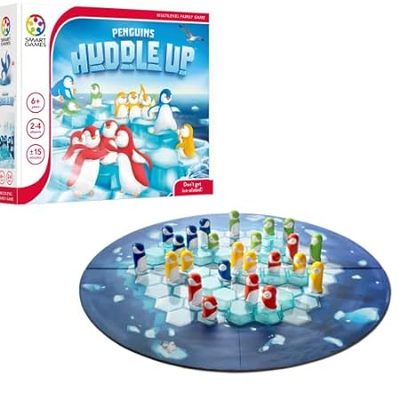 SmartGames Penguins Huddle Up Game for 2-4 Players Ages 6