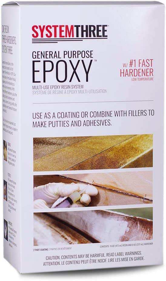 system three general purpose epoxy resin with #1 fast harden