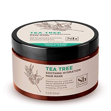 Soapbox Tea Tree Hair Mask， Soothing Hydration Deep Condi
