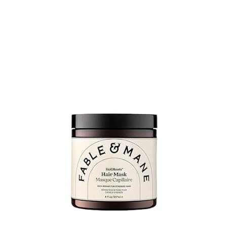 Fable and Mane HoliRoots Hair Mask， Hydrating Hair Mask f