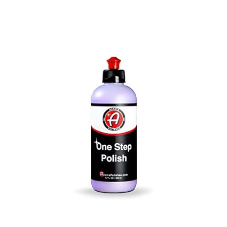 Adam's One Step Polish 12oz - Safe for Clear Coat, Single