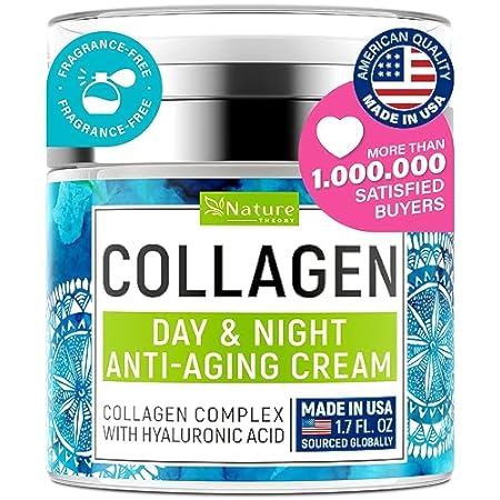 Face Moisturizer Collagen Cream - Anti Aging Night Cream