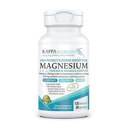 Magnesium, L-Threonate (120 Capsules), 2,253mg Per Servin
