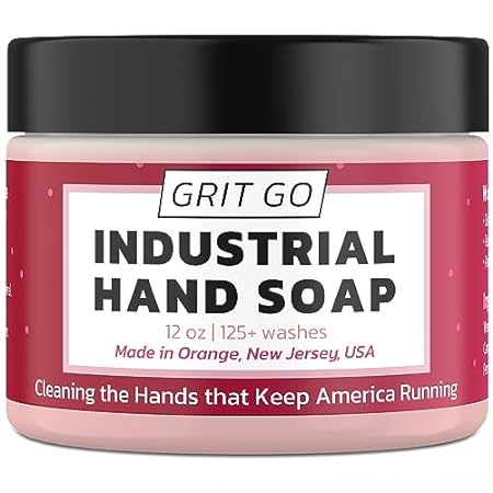 Grit Go Industrial Hand Soap， Hand Cleaner Degreaser with