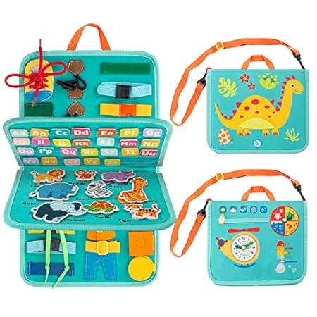 Montessori Toys - Busy Board - Sensory Toys for Toddlers