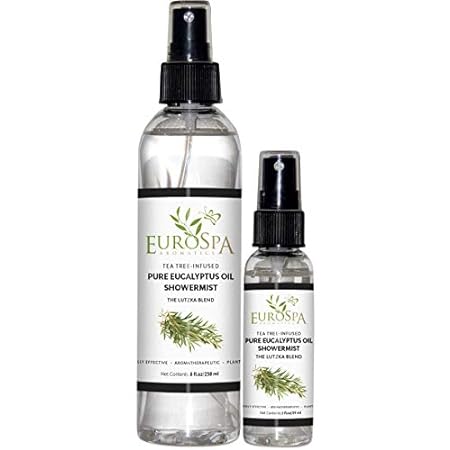 EuroSpa Aromatics Pure Eucalyptus Oil ShowerMist and Stea