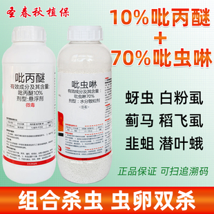 吡丙醚吡虫啉组合抗性蚜虫腻虫白粉虱专用农药杀虫剂花卉蔬菜果树