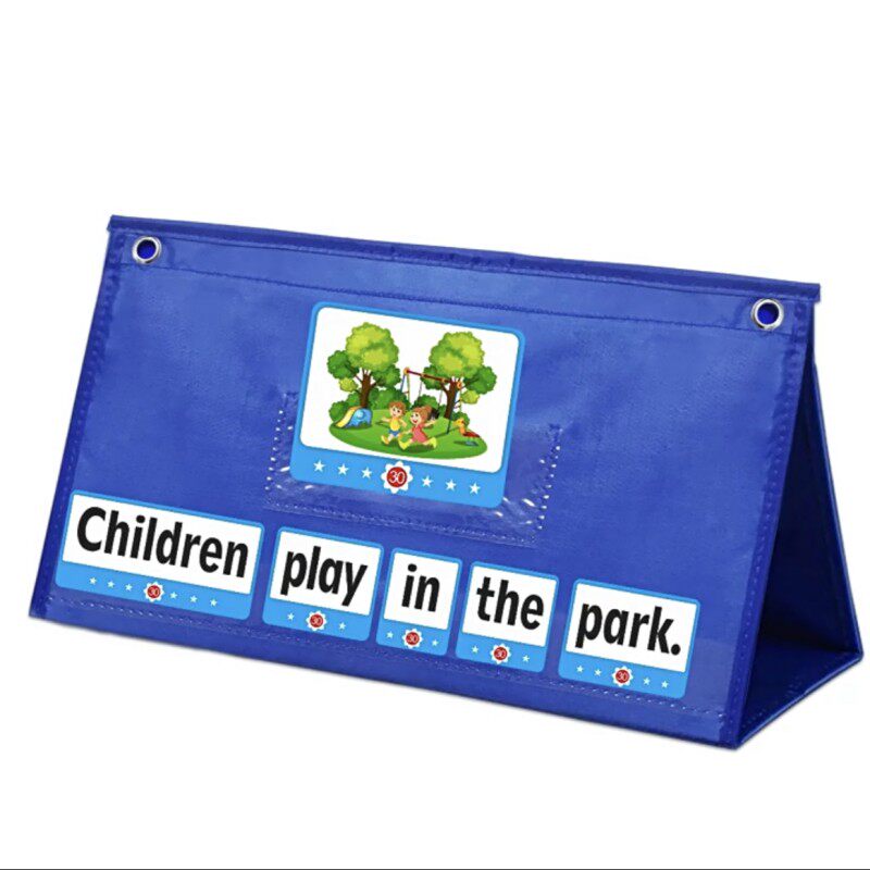 英语教具看图造句桌面三脚架组句