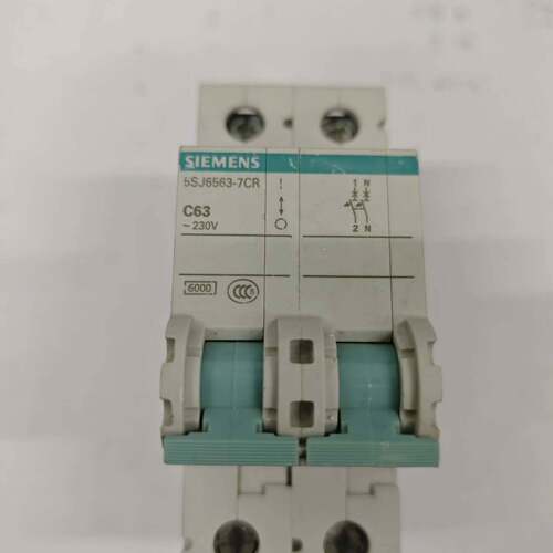 可维修西门子断路器5SJ6563-7CR，2P C63 230议价