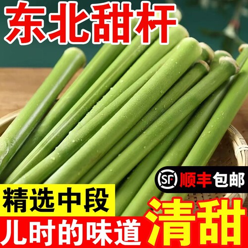 东北新鲜甜杆自然清甜现砍现发