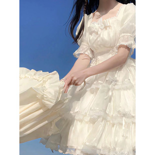op仙女生日裙花嫁三段式 lolita洛丽塔连衣裙夏季 在逃公主厂家一件