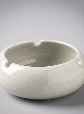 大号烟灰缸纯色家用简约防风烟缸高级感轻奢办公室个性潮流烟盅