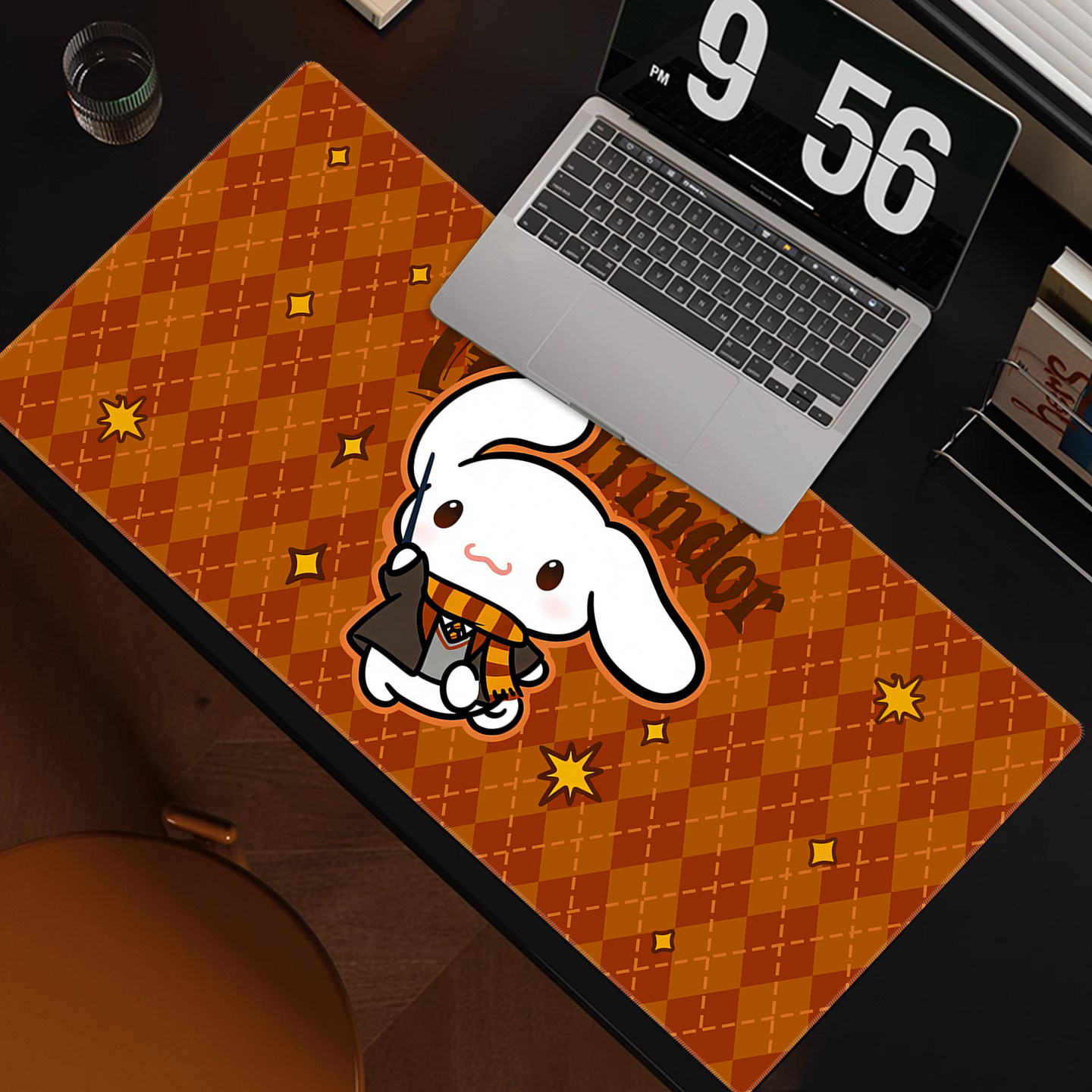 高颜值大耳狗鼠标垫超大号女生