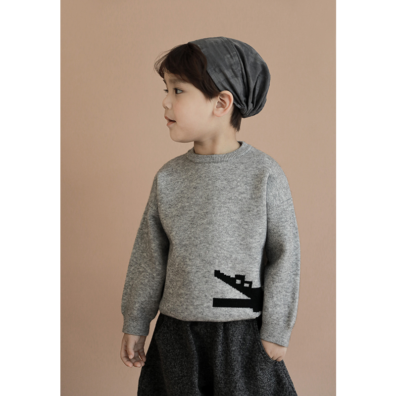 幼悠2022春秋儿童毛衣男针织