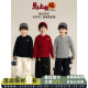 幼悠男童羊毛混纺小马刺绣英伦学院风毛衣冬季 软糯亲肤保暖上衣潮