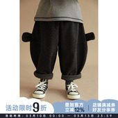 韩版 休闲裤 洋气宝宝宽松长裤 子时尚 男小童卡通裤 幼悠儿童春秋新款