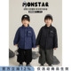 幼悠男童杜邦三防三明治架构棉服2025冬季 洋气可爱轻盈保暖外套潮
