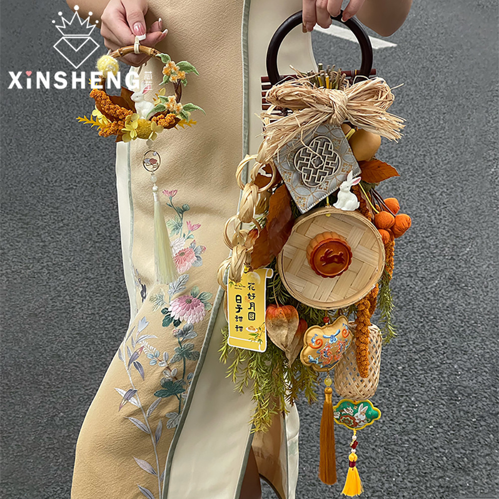 芯苼月满金秋门挂精致挂件