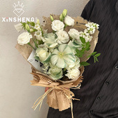 芯苼 纸 手工桑皮纸鲜花束包花纸材料手工花艺diy礼物自然纹理包装