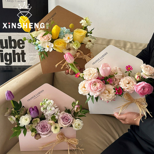 芯苼春日来信花盒花艺资材