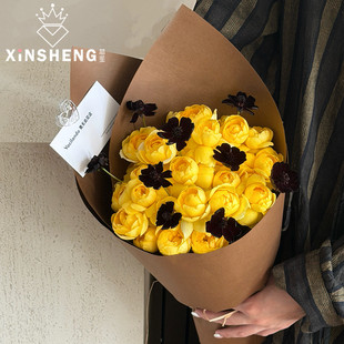 资材 纸花艺爆款 芯苼 锦瑟纹理纸高级质感鲜花束手工diy氛围感包装