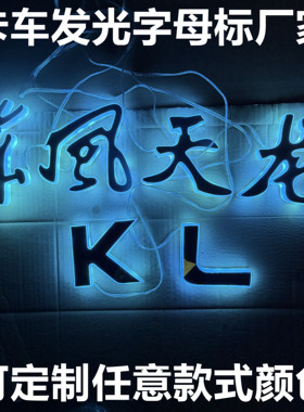 东风天龙KX GX KL KC发光字标装饰天龙LED发光装饰标