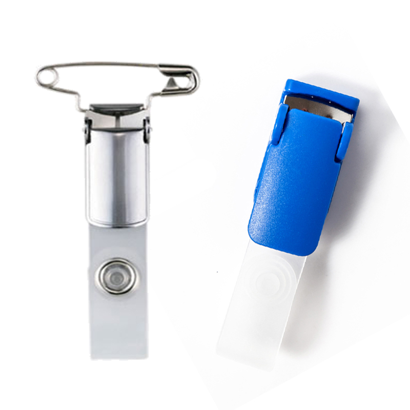 名印优品胸牌夹扣证件卡套挂扣工作牌夹子胸卡上岗证扣卡夹卡套夹子工牌扣工作证挂夹工作牌佩戴口袋夹衣襟夹