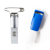 名印优品胸牌夹扣证件卡套挂扣工作牌夹子胸卡上岗证扣卡夹卡套夹子工牌扣工作证挂夹工作牌佩戴口袋夹衣襟夹