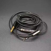 发烧耳机线材高端布线升级替换维修带麦3.5mm接口尼龙线耐拉扯