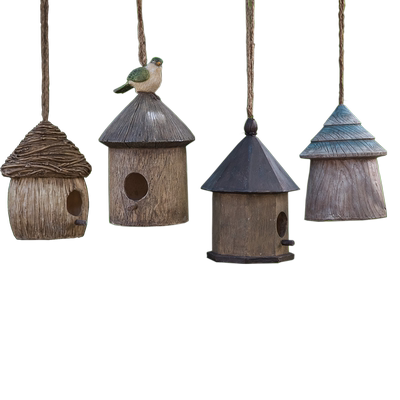 户外鸟窝装饰挂件卡通