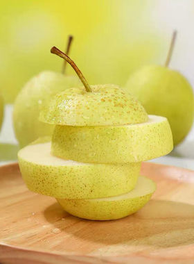 冰糖雪梨金花梨应季苹果梨青梨皮薄多汁青梨子水果新鲜无渣翠冠梨