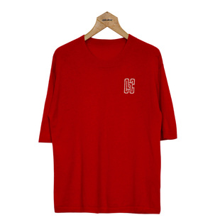 oldcolour针织衫春季新款绵羊毛圆领短袖宽松上衣女P11052157-599