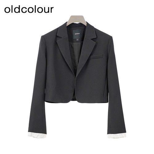 oldcolour欧珂2024新款商场同款休闲短款外套女Q120419A1-899