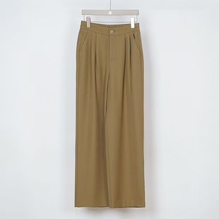 直筒纯色宽松显瘦长裤 NUTS秋季 裤 通勤西装 女331072293 新款