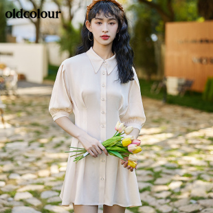 连衣裙BO22101066B oldcolour2022夏季 透气休闲衬衫 修身 1099 新品