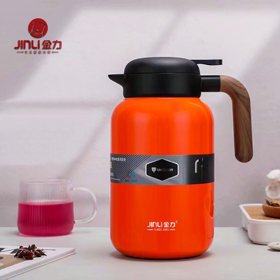 金力大容量茶水分离保温壶焖泡壶