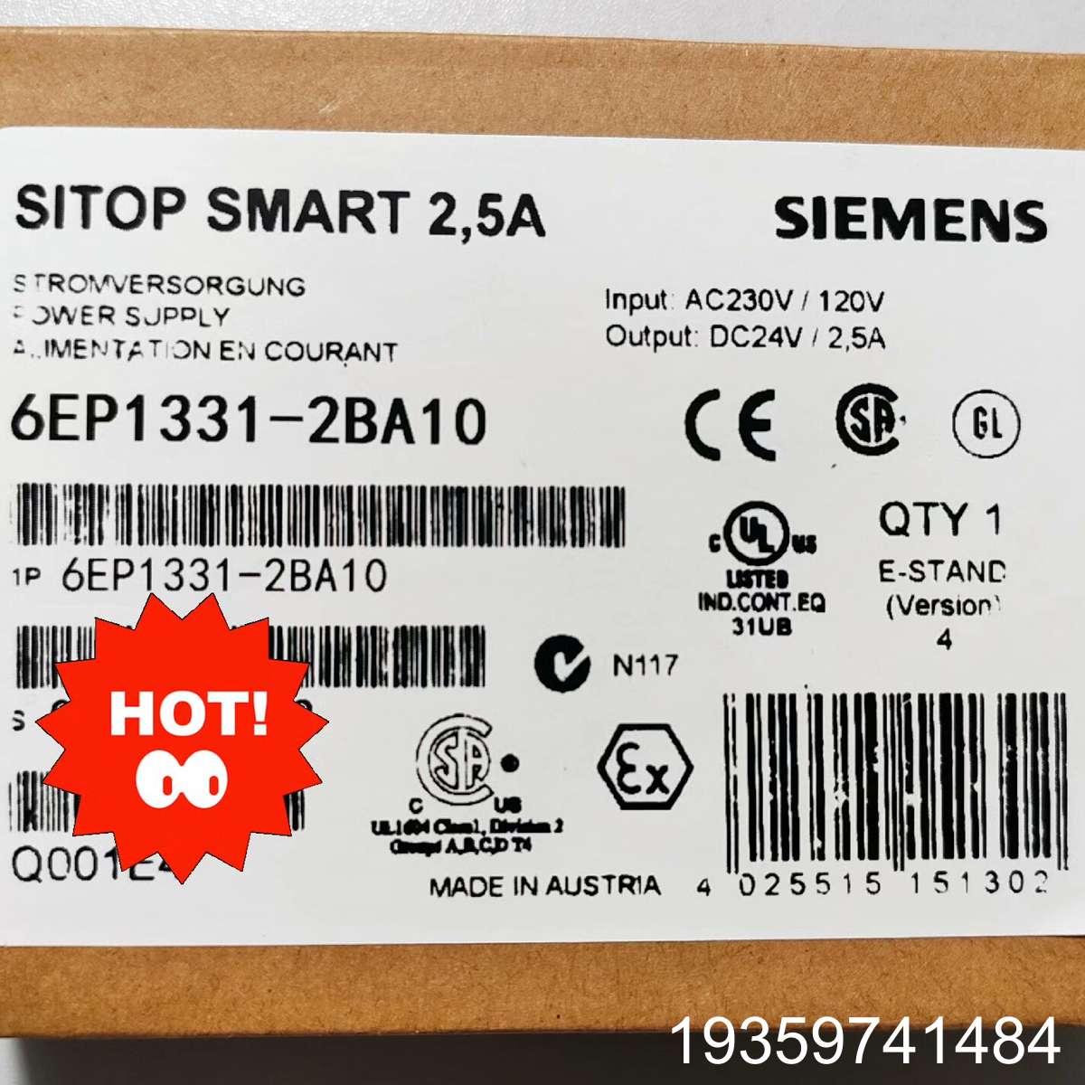 电源   6EP1331-2BA10议价