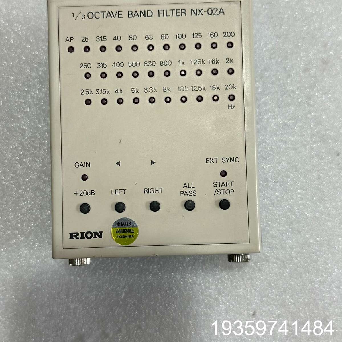 RION 1/3 OCTAVE BAND FILTER NX议价