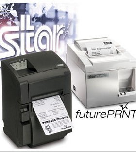 原装正品 STAR TSP143U 80mm小票打印机 TSP100热敏打印机