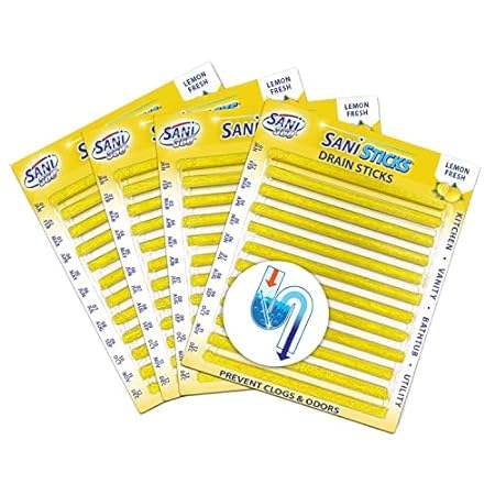 SANI 360° Sani Sticks Drain Cleaner and Deodorizer, Enzym