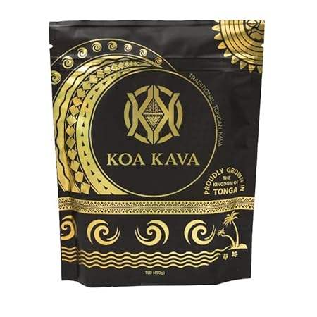 Koa Kava Kava Root Powder– Tongan 1 Pound Noble Kava Bag