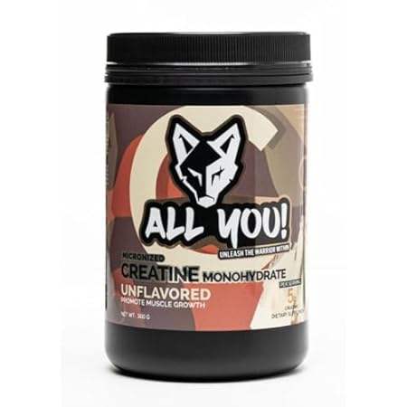 ALL YOU! Creatine Monohydrate Powder 300g - Creatine Supp